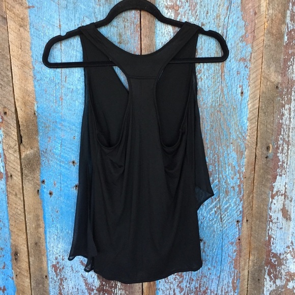 Converse Black Racer Back Tank Top - Picture 5 of 5